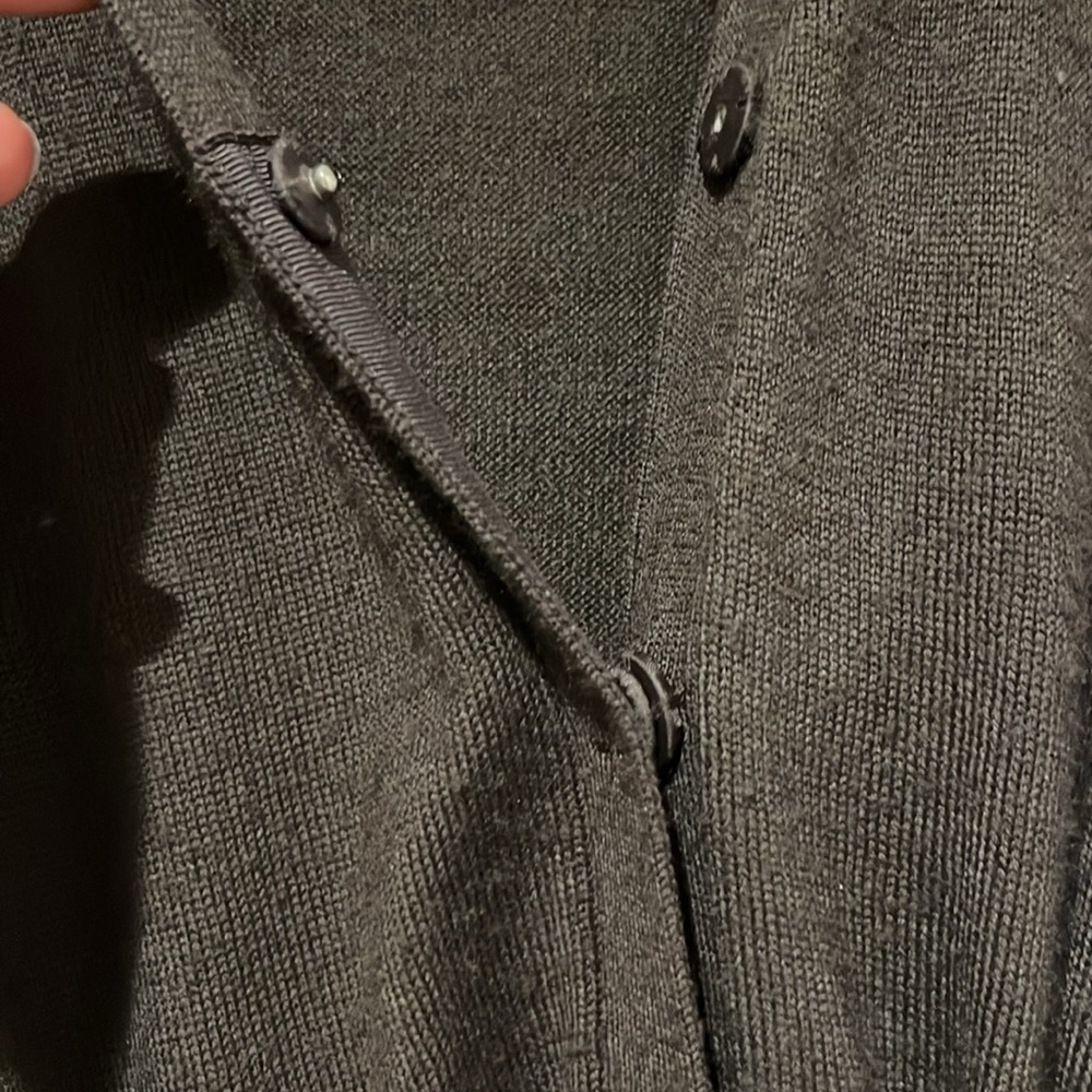 Tahari Long Robe Style Cardigan - Picture 4 of 10
